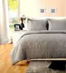 400 TC Cotton Rich Paisley Printed Duvet Cover Bedding Set