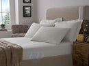 Flannelette Brushed Cotton Extra Deep Fitted Sheets White / Single - Exclusive Deals Ltd - Exclusive Deals