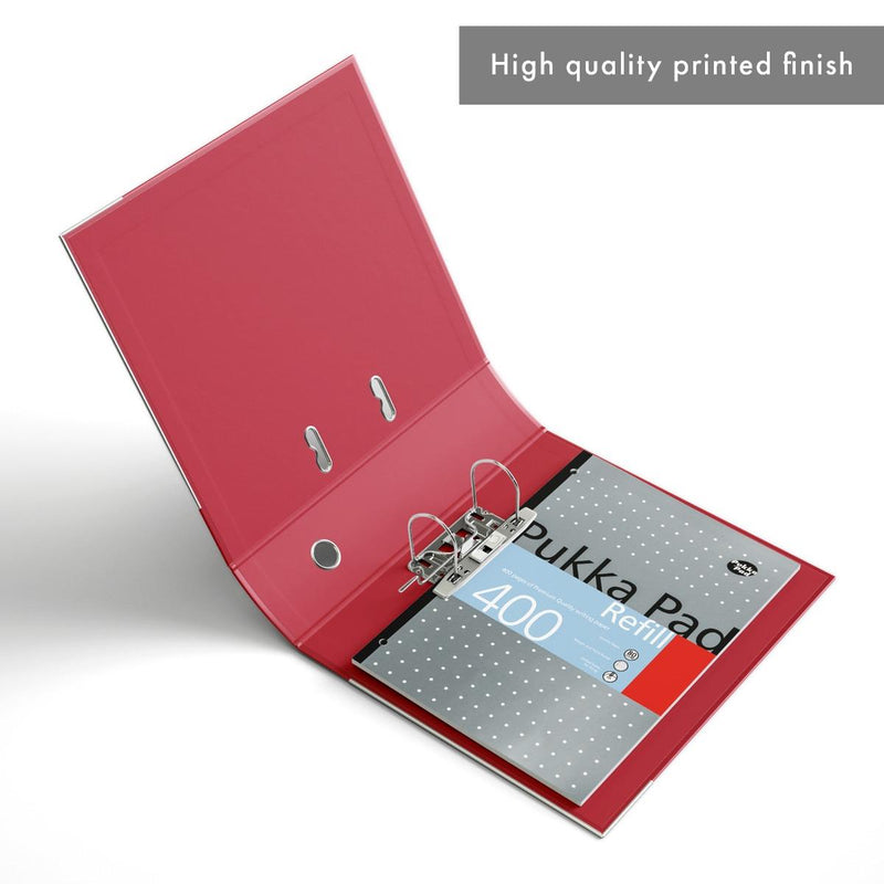 Pukka A4 Lever Arch Files - Red