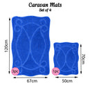 Romany Gypsy Washable 4 Piece Mat/Rug Set - Home Haven