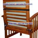 Water-Resistant Low Back Chair Pads