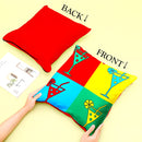 Pop Art Cushion Cover + Filler