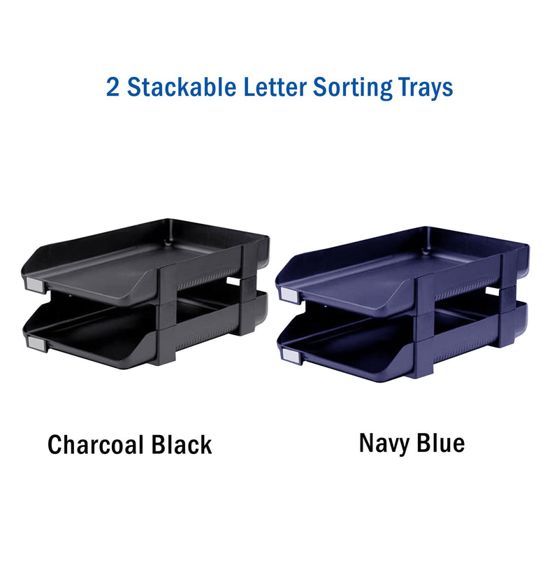 Letter Tray & Riser Documents Organiser