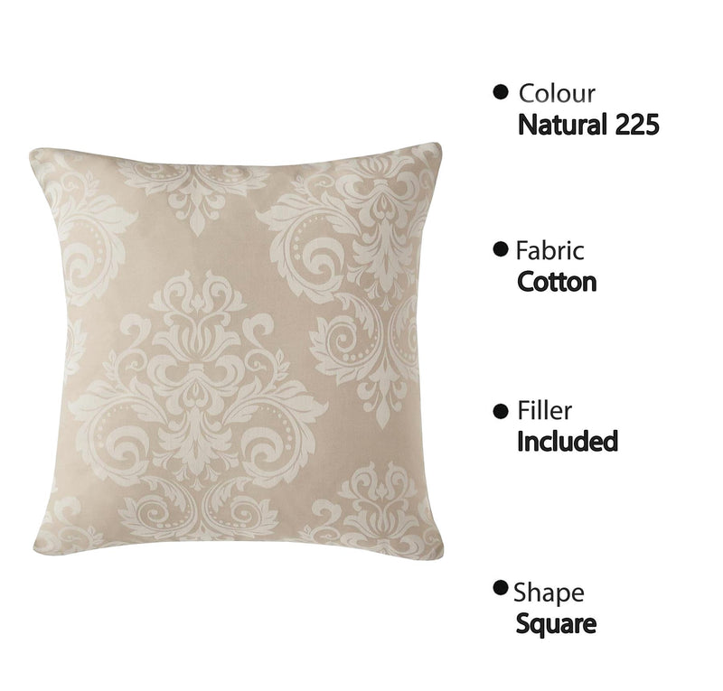 Jacquard Cushion Covers [Ornamental, Damask, Floral] and Fillers