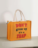 Jute Bags Small with Zip