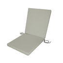 Water-Resistant Low Back Chair Pads