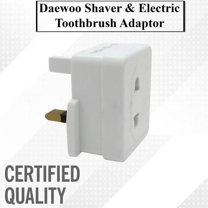 Daewoo Shaver and Electric Toothbrush Adaptor 1pc - Exclusive Deals Ltd - Exclusive Deals