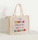 Jute Bags Small with Zip