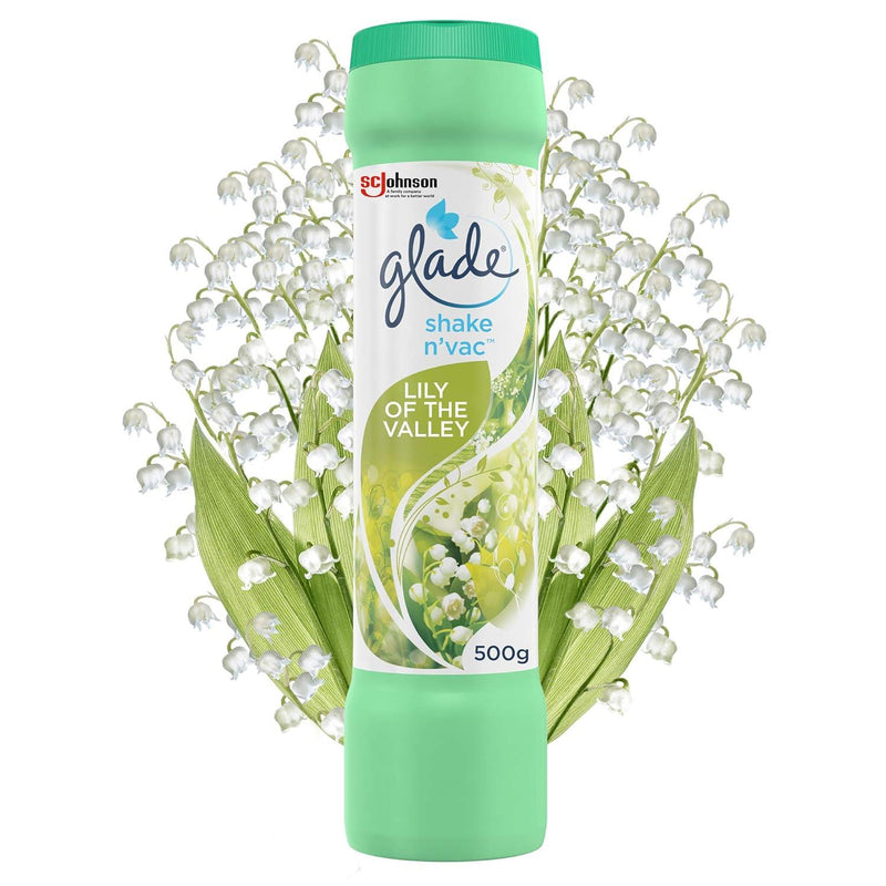 Glade Shake 'n' Vac Lily Of The Valley 500g