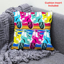 Pop Art Cushion Cover + Filler