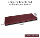 Water Resistant Bench Pads Various Colours and Sizes