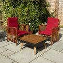 Water-Resistant Low Back Chair Pads