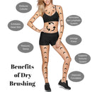 Wooden Brush Body Massager With Noodles x 2