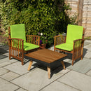 Water-Resistant Low Back Chair Pads