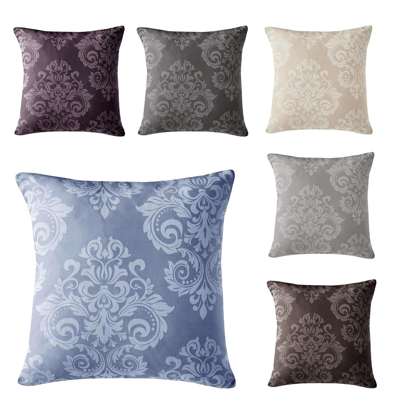 Jacquard Cushion Covers [Ornamental, Damask, Floral] and Fillers