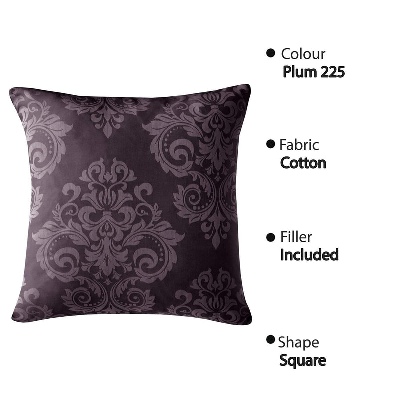 Jacquard Cushion Covers [Ornamental, Damask, Floral] and Fillers