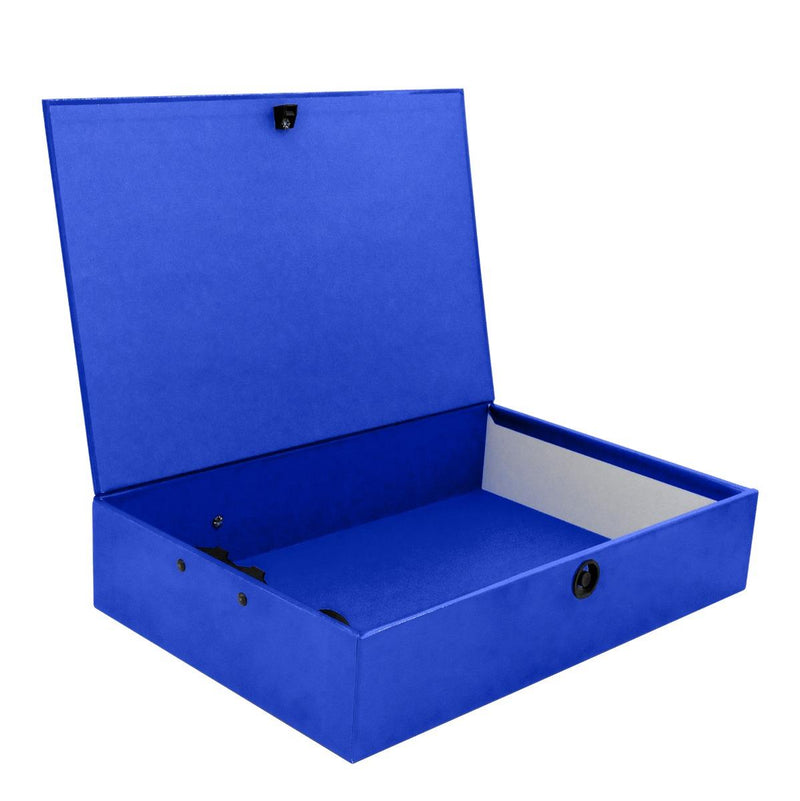 Pukka A4 Foolscap Box File - Navy Blue