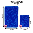 Romany Gypsy Washable 4 Piece Mat/Rug Set - Tranquil Retreat Unleashed