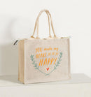 Jute Bags Small with Zip