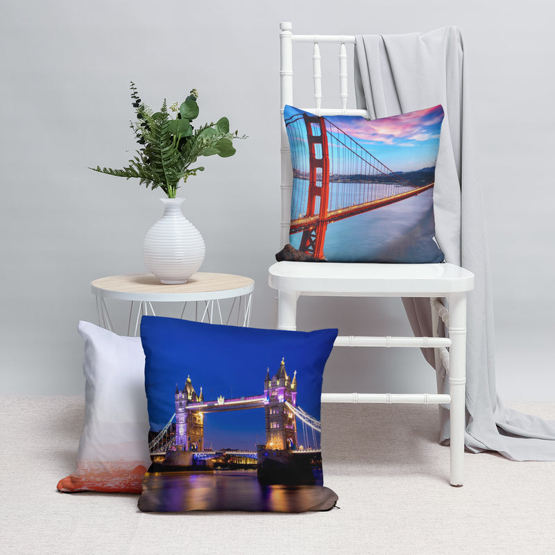 Digital Printed Cushion Covers City Print + Insert