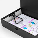 Pukka A4 Foolscap Box File - Black