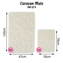 Romany Gypsy Washable 4 Piece Mat/Rug Set - Tranquil Retreat Unleashed