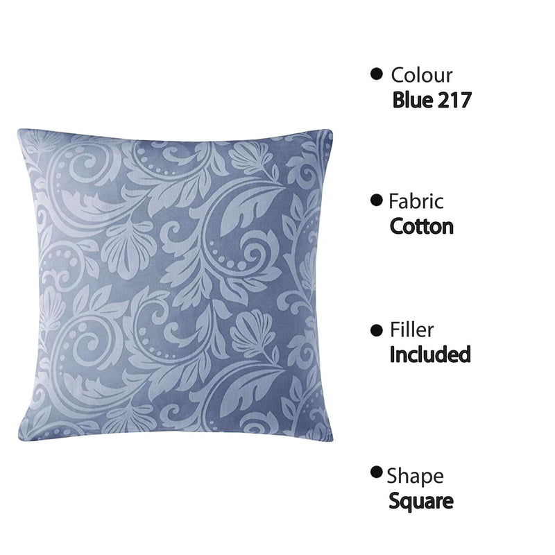 Jacquard Cushion Covers [Ornamental, Damask, Floral] and Fillers