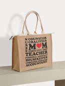 Jute Bags Small with Zip