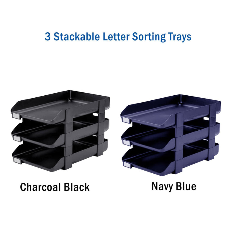 Letter Tray & Riser Documents Organiser