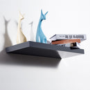 Modern High Gloss Grey Floating Shelves - Explore Sizes Here!