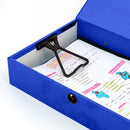 Pukka A4 Foolscap Box File - Navy Blue