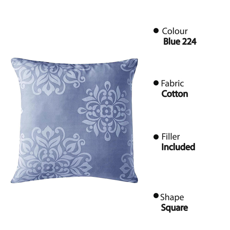 Jacquard Cushion Covers [Ornamental, Damask, Floral] and Fillers