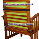Water-Resistant Low Back Chair Pads