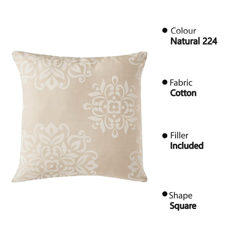 Jacquard Cushion Covers [Ornamental, Damask, Floral] and Fillers