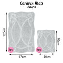 Romany Gypsy Washable 4 Piece Mat/Rug Set - Home Haven