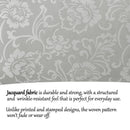 Jacquard Cushion Covers [Ornamental, Damask, Floral] and Fillers