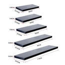 Modern High Gloss Grey Floating Shelves - Explore Sizes Here!