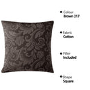 Jacquard Cushion Covers [Ornamental, Damask, Floral] and Fillers