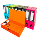 Pukka A4 Foolscap Box Files Assorted - Pack of 10