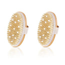 Wooden Brush Body Massager With Noodles x 2