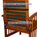 Water-Resistant Low Back Chair Pads