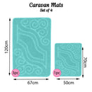 Romany Gypsy Washable 4 Piece Mat/Rug Set - Tranquil Retreat Unleashed