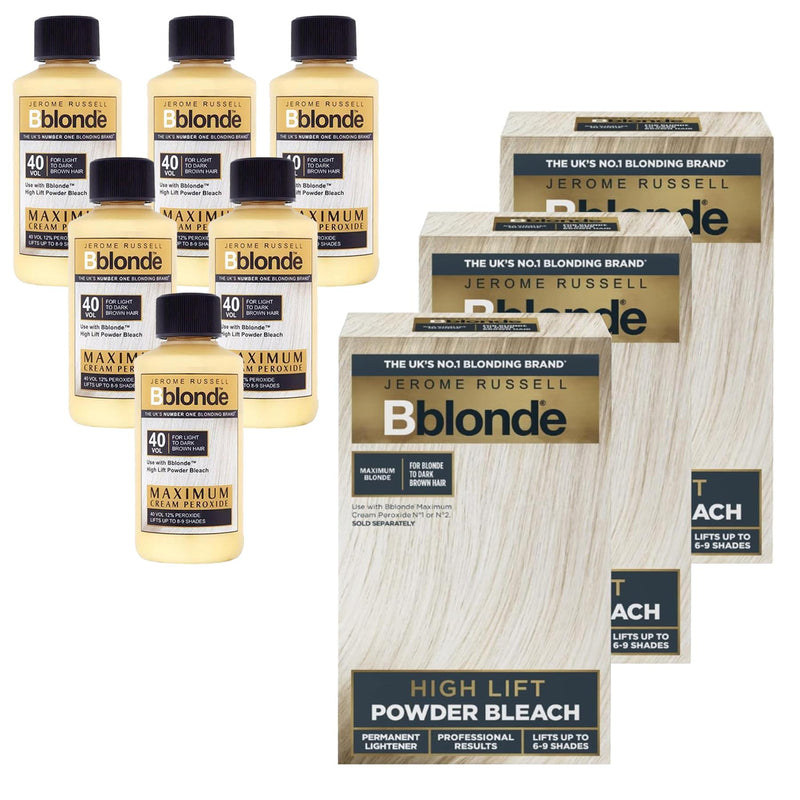 Jerome Russell Bblonde Powder and Cream/Sets JR 3 x Powder & 6 x Cream - Exclusive Deals Ltd - Exclusive Deals