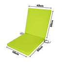 Water-Resistant Low Back Chair Pads