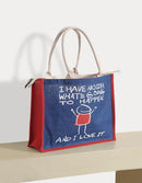 Jute Bags Small with Zip