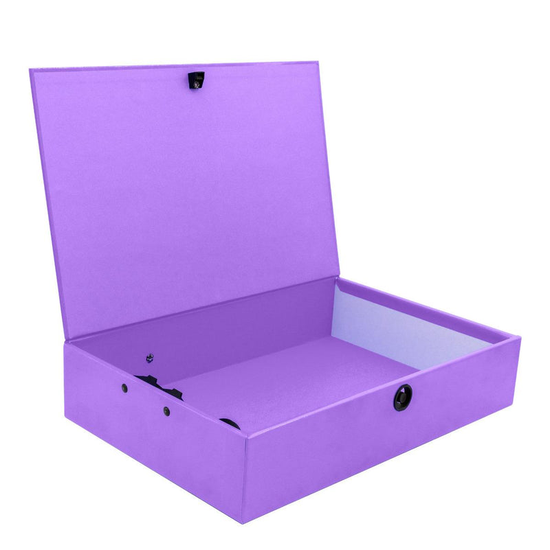 Pukka A4 Foolscap Box File - Purple