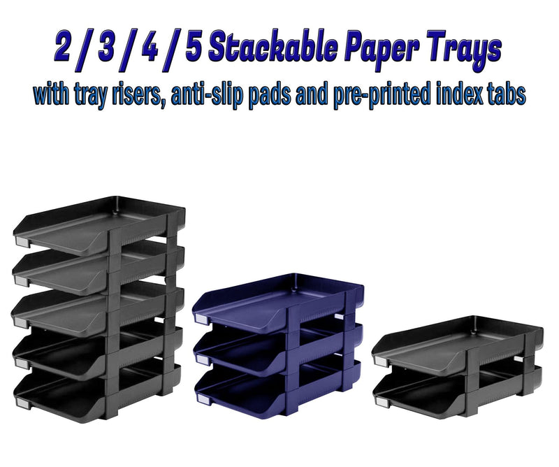 Letter Tray & Riser Documents Organiser