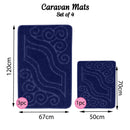 Romany Gypsy Washable 4 Piece Mat/Rug Set - Tranquil Retreat Unleashed