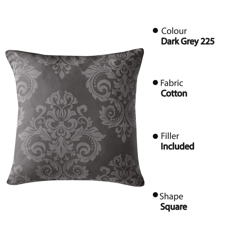 Jacquard Cushion Covers [Ornamental, Damask, Floral] and Fillers