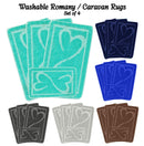 Romany Gypsy Washable 4 Piece Mat/Rug Set - Retreat Chic